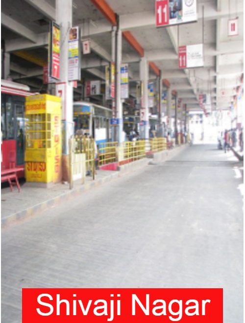 Shivaji nagar Location in Bangalore